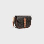 FOLCO SHOULDER BAG IN Triomphe Canvas and Calfskin - Image 6